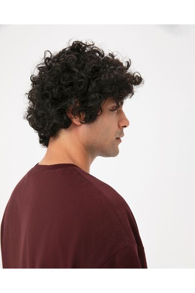 Ayma Active Ανδρικό μπλουζάκι με κοντό μανίκι από βιολογικό βαμβάκι Chestnut