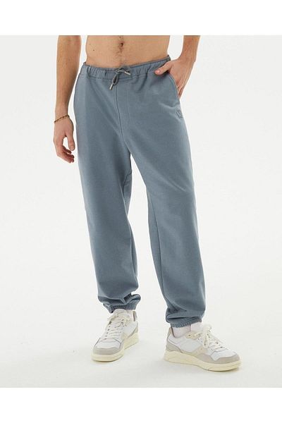 Ayma Active Μπλε ανδρική φόρμα Jogger από οργανικό βαμβάκι με τσέπες με κορδόνια