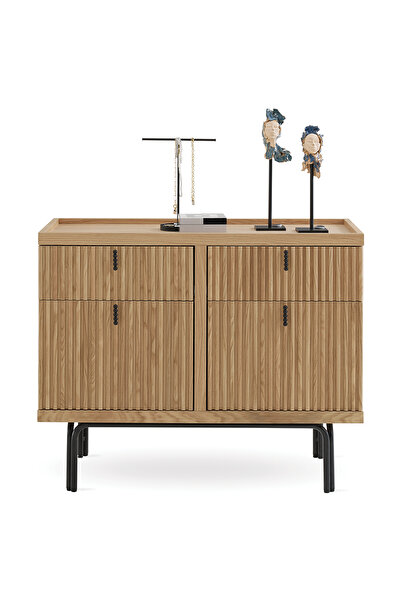 Enza Home Austin 2 Çekmeceli Şifonyer -  Meşe