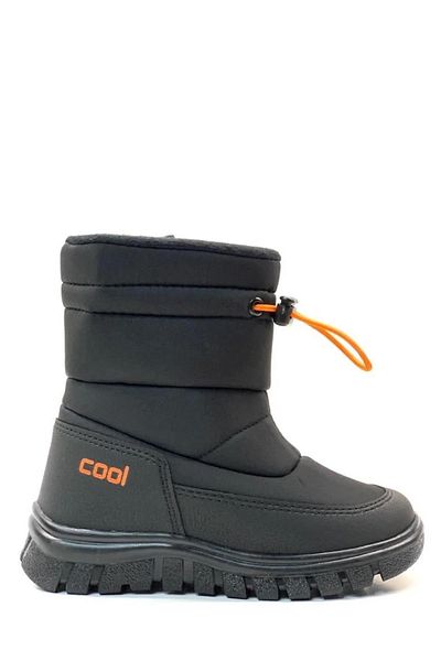 Cool Viscon Orthopedic Unisex Παιδικές Μαύρες Μπότες Χιονιού