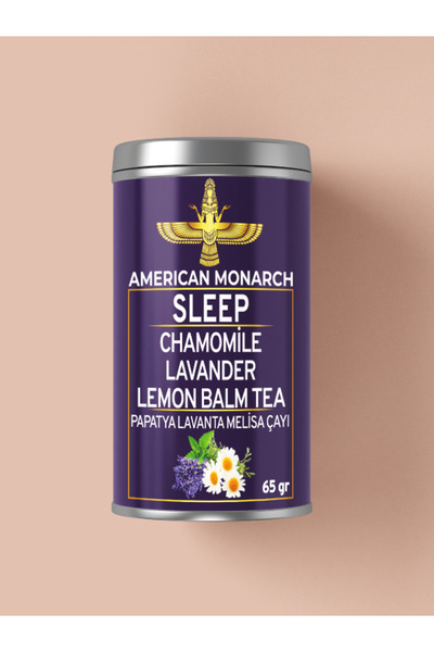 American Monarch Natural Organık Papatya Lavanta Melisa Uyku Ve Rahatlama Çayı