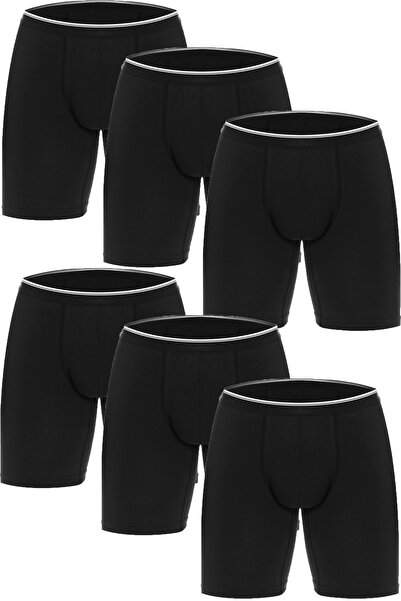 Donkshot Σετ 6 Long Leg Lycra Ανδρικό Boxer 1004 - Sportsman Boxer