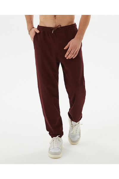 Ayma Active Ανδρική φόρμα Jogger από οργανικό βαμβάκι Kestane με τσέπες με κορδόνια