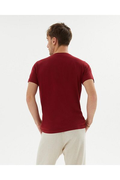 Ayma Active Ανδρικό μπλουζάκι από οργανικό βαμβάκι με κοντό μανίκι Crew Neck Basic