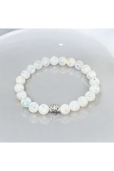 eHediyecim Pisces Love and Passion Stone - Moon Stone Natural Stone Bracelets