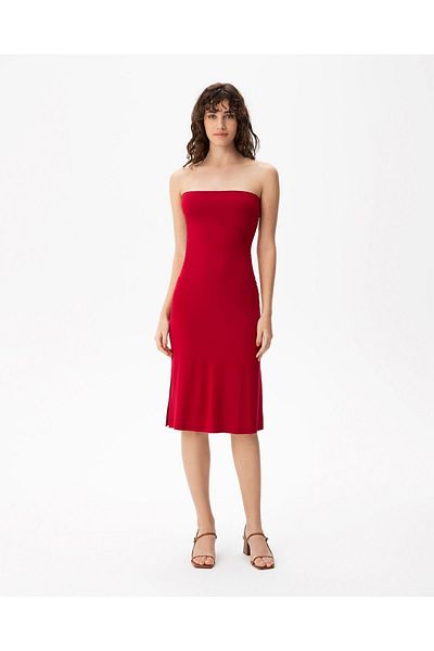 Ayma Active Εκκαβερό ™   Viscose - Στράπλες Πτυσσόμενο Φόρεμα και Φούστα