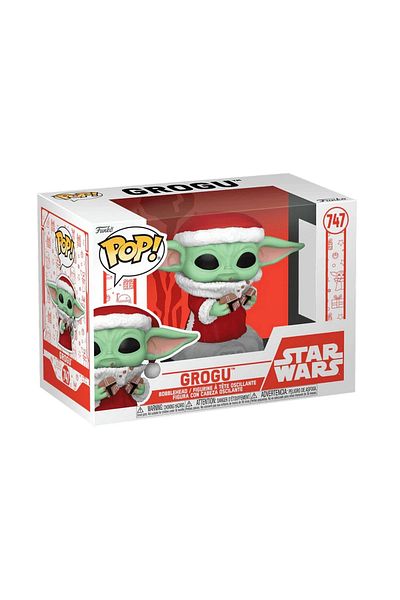 TOYFEST Funko POP StarWars Holiday Grogu مع كوكيز عيد الميلاد