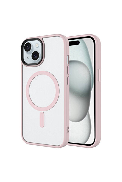 UnDePlus حافظة لهاتف ابل ايفون 13 بظهر غير لامع وحماية من الحواف Magsafe Cover Flet