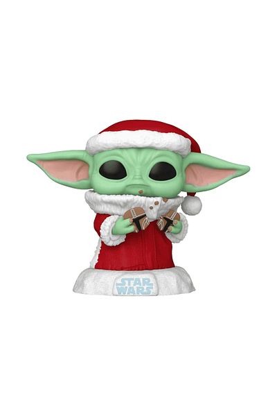 TOYFEST Funko POP StarWars Holiday Grogu مع كوكيز عيد الميلاد
