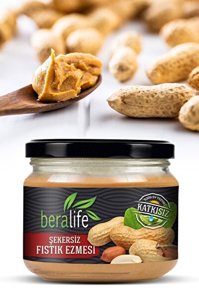 BERALİFE Fıstık Ezmesi - 300gr Şekersiz Fıstık Ezmesi