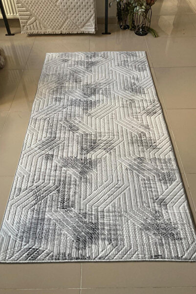 Polaris Halı Kaymaz Tabanlı, Kesme Yolluk Halı, Kabartmalı Salon Mutfak Antre...