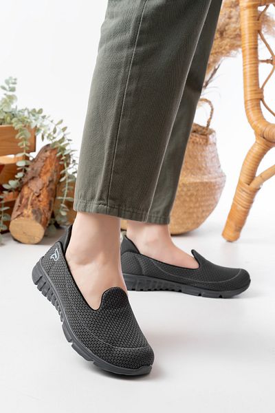 MIENCA Women's Smoked Poly Sole Casual Shoes, Mother Shoes, Ballerinas