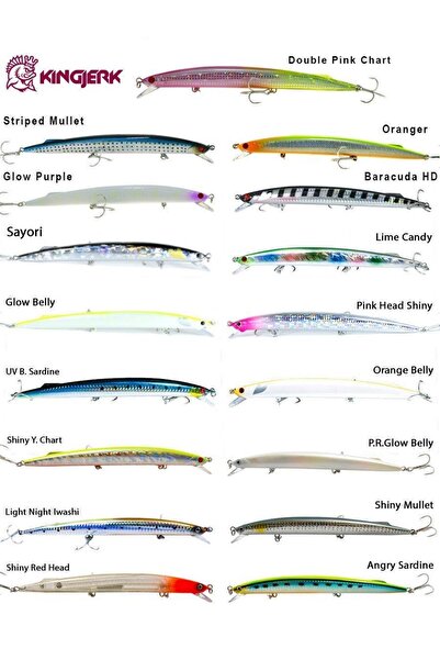 Fujin Kingjerk Sinking 19cm 34gr Maket Balık-017 Glow Belly