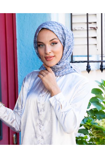 Golden Rose Cotton Silky - Patterned Personality Scarf