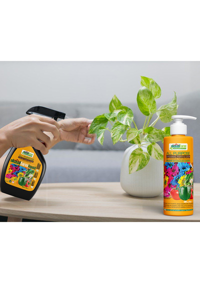 EkosolFarm Sıvı Solucan Gübresi 500 ml Tüm Bitkilerinize Organik Sıvı Gübre Pompa Kapak Sprey Şişesi Hediyeli