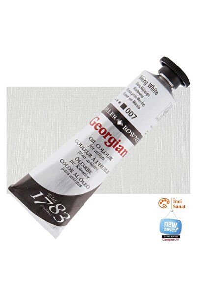 Daler Rowney Georgian N:007 Mixing White Yağlı Boya 38ml Profesyonel Oil Colo...