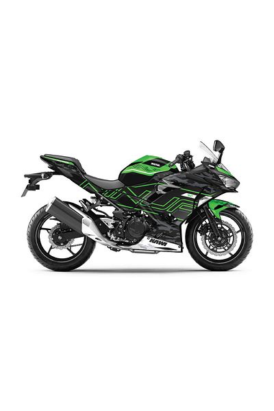 Run Grafik Shop KAWASAKI 400 NINJA 2018-2024 SET DE AUTOCUPE GRAFIC KITS