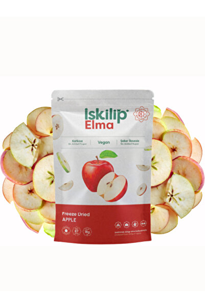 İSKİLİP İSKİLİP Dondurularak Kurutulmuş Elma - Elma Kuru Meyve Cipsi - Frezee...