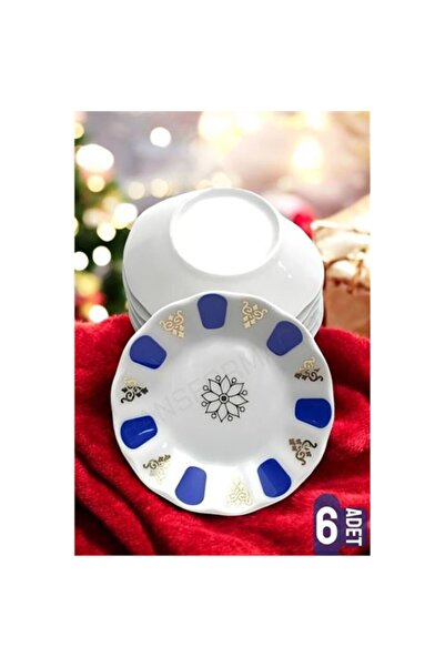 Marsilyan Melamine Tea Plate 6 Pieces Traditional Turkish Tea Cup Coaster