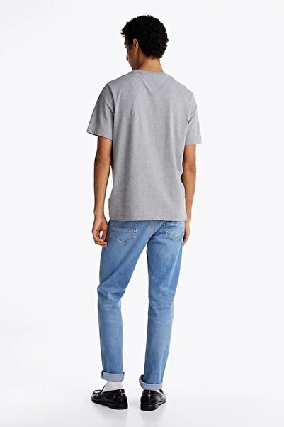 Tommy Hilfiger Men's Round Neck Heather T-Shirt - Gray