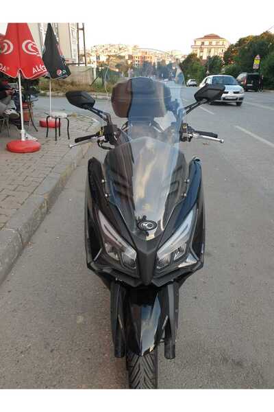 MOTOCAM Kymco Xtown CT 250 Ön Cam 2020-2025 Model 83cm Şeffaf Renkli 4mm UZUN...