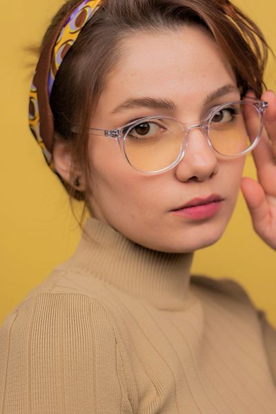 LUNOX Vanir Crystal Blue Glasses - Light Protection, for Computer Ekrana