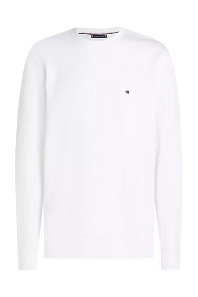 Tommy Hilfiger Men's Terry Round Neck Sweatshirt - White