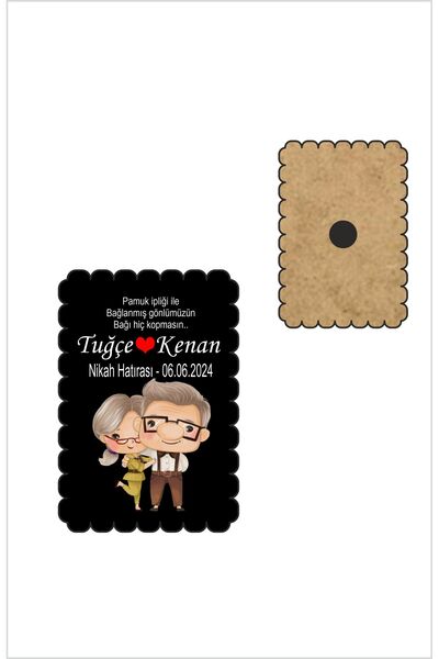 hediyyenvar Nikah Magneti ( 10 Adet Fiyatı ) hediyyenvar.com