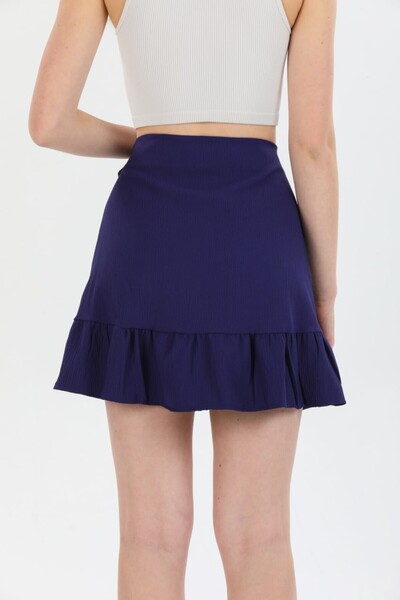 Reji Ruffle Detail Mini Skirt