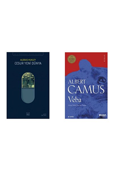 İthaki Yayınları Cesur Yeni Dünya - Aldous Huxley Veba - Albert Camus