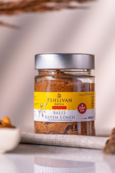 PEHLİVAN DATÇA Ballı Badem Ezmesi Şeker İlavesiz 300 gr