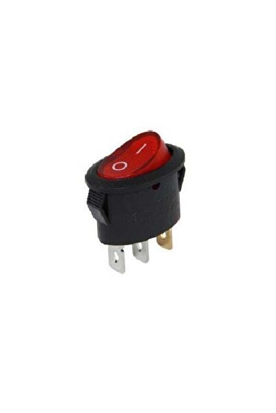 Genel Markalar Ic-134b Oval Işıklı Anahtar On-off 3p Kcd1-9-101n 2 Li Paket H...