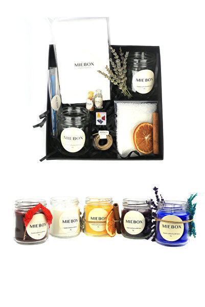 MieBox Parafin Mum Yap Kiti - Kendi Mumunu Yap - Dıy Candle Set - Parafin Mum...