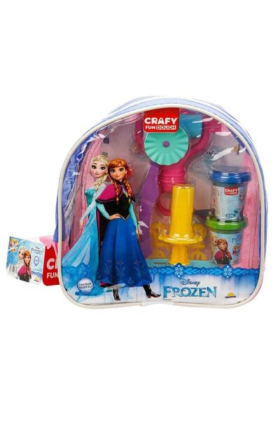 Sunman 1879 Crafy Frozen Backpack Play Dough Set 200 g 18 Pieces