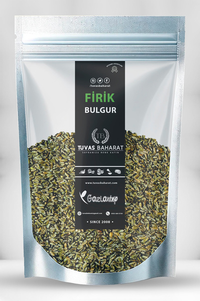 TUVAS BAHARAT Firik Bulgur 1kg | Köy Mahsulü, Geleneksel Lezzet