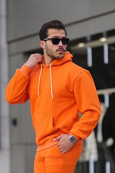 ruNadeS Базова худі з капюшоном Relax Fit Turuncu