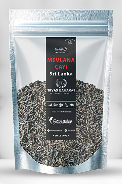 TUVAS BAHARAT Seylan Sri Lanka Çayı - Mevlana Saf Yaprak Kaçak Çay 80 Gram