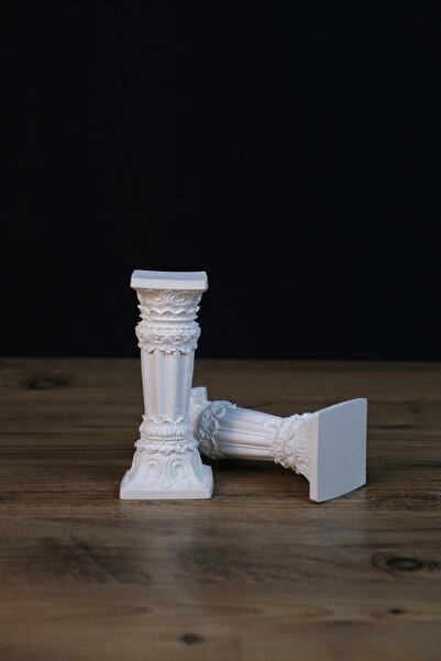 Dekor Palmiye Roma Sütunu / Roma Dekor / Sütun Biblo