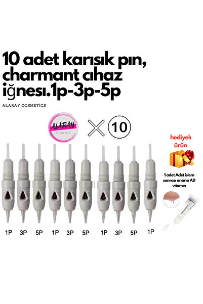 alaraycosmetics 10 асортирани значки - очарователни значки за устройства, с безплатен кремав подарък