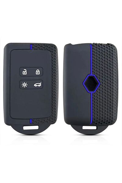 emii auto spare parts Renault Koleos Clio 5 Zoe Megane E-Tech Rafale - Austral Kadjar Captur Key Case Black/Blue