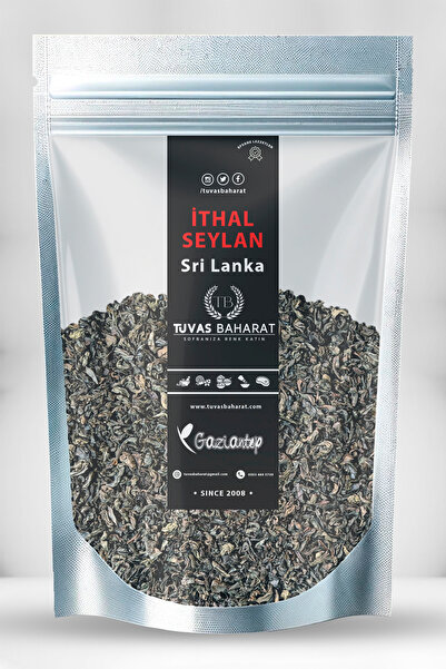 TUVAS BAHARAT İthal Seylan Sri Lanka Çayı - Siyah Yaprak Kaçak Çay 80 Gram