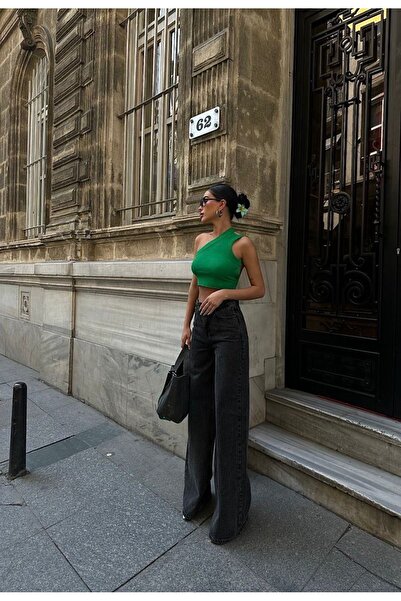 Diviny Wide Leg Black Jeans