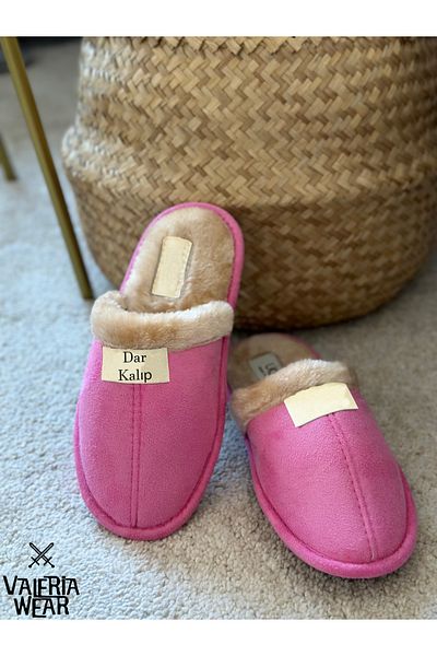 Vwear Unisex Soft and Warm Lined Garden Bundle and Fluffy House Slippers - Narrow Fit