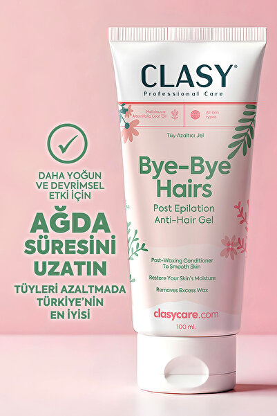 Clasy Care Epilasyon Sonrası Tüy Dökücü Ve Azaltıcı Jel, Nemlendirici, 100ml