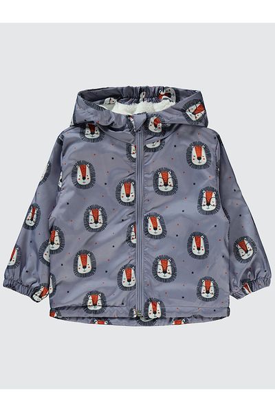 Civil Baby 6-18 Months Baby Boy Gray Raincoat