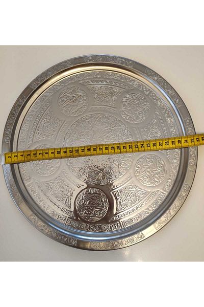 BŞK VİRGO 35 cm Stainless Metal Tray - Steel