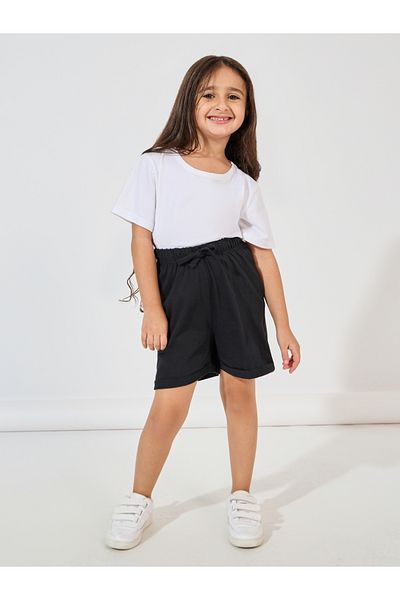 Styli Basic Shorts with Turn-Up Hem