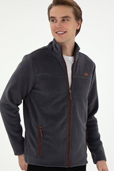 U.S. Polo Assn. Erkek Antrasit Polar Örme Hırka 50290594-VR006