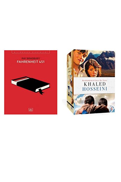 İthaki Yayınları Fahrenheit 451 - Ray Bradbury - Khaled Hosseini - Kutulu Set...