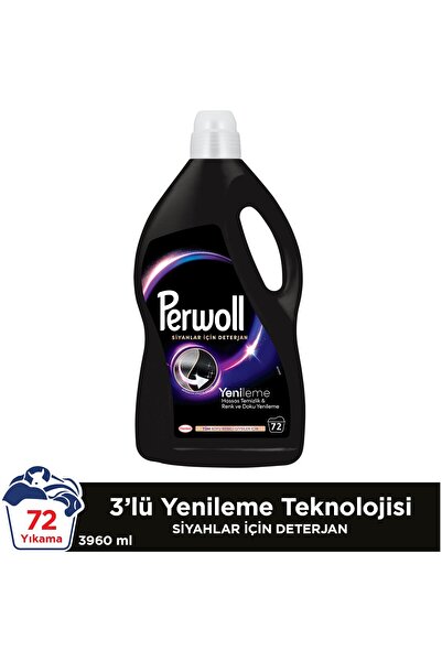 Perwoll Hassas Bakım Sıvı Çamaşır Deterjanı Siyah Yenileme 3960 ml